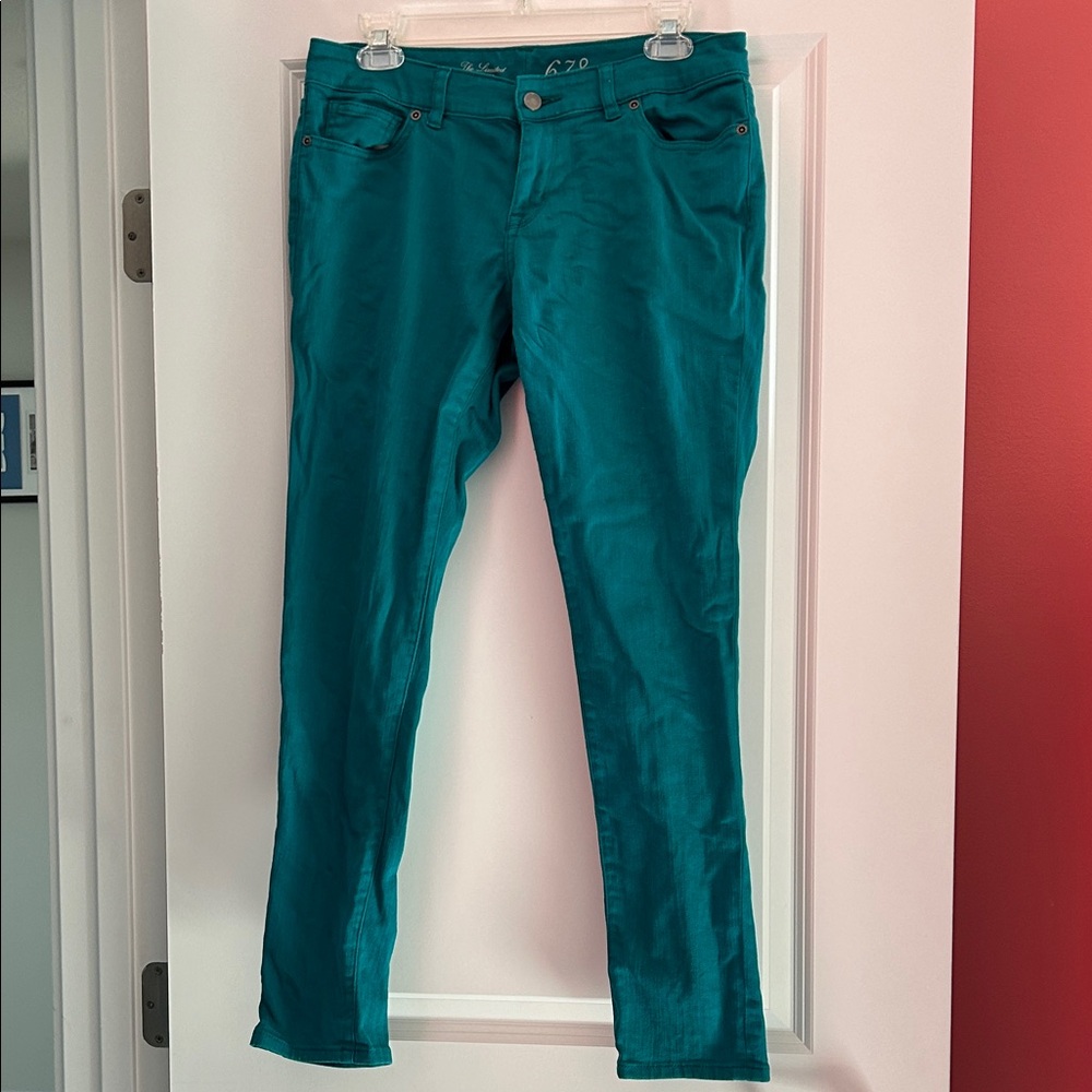 The Limited Teal 678 Skinny Jeans
